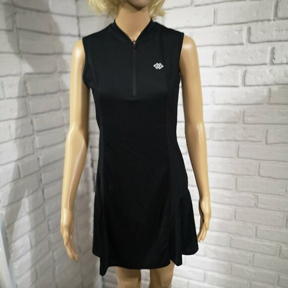 Mo Fiz Dresses & Skirts - NWT Mo Fiz (more fit's) Ladies Size XS Black Sleeveless Short Golf/ Tennis Dress